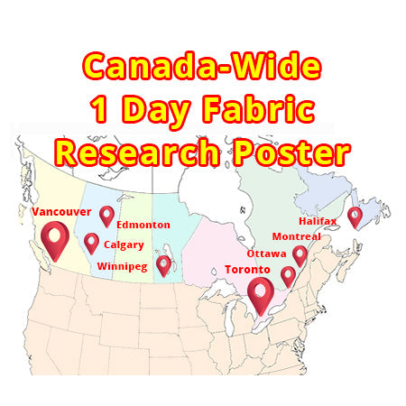 1 Day Canada-Wide Fabric Research Poster Delivery
