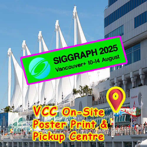 SIGGRAPH 2025 Research Poster - Print & Pickup OnSite at Vancouver Convention Centre