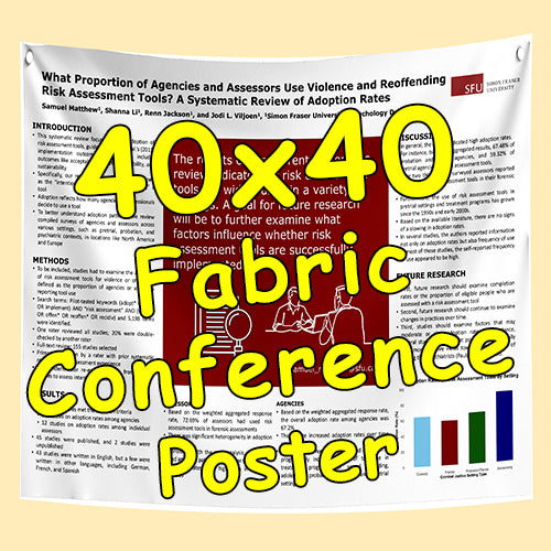 Cheapest UBC Fabric Research Poster Printing in Vancouver 36X48 Premium Paper from $70