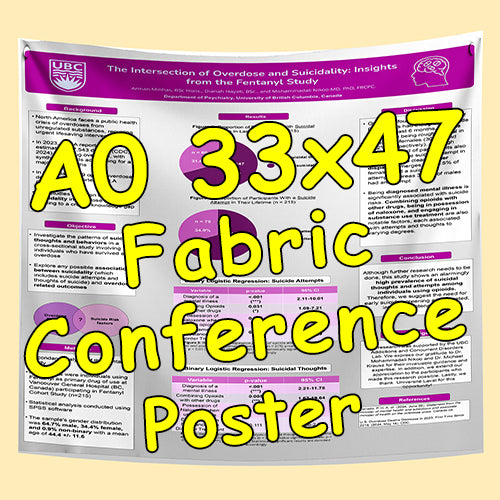 Cheapest UBC Fabric Research Poster Printing in Vancouver a0 33x47 Premium Paper from $70