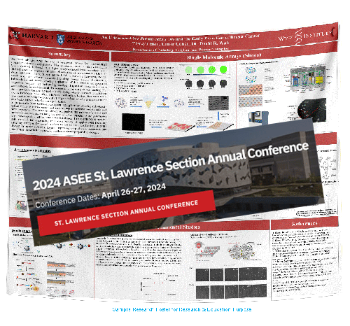 2024 ASEE St. Lawrence Section Annual Conference Research Poster 36 x 48 in - Fabric - Paper