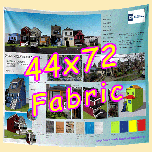 Fabric / Paper Research Poster Printing in Canada 44x72
