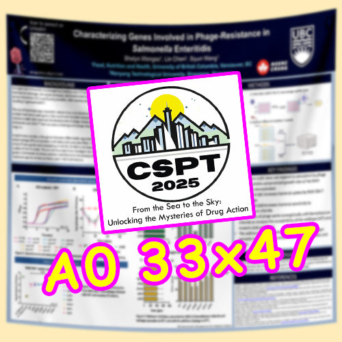 CSPT Conference Research Poster printing Vancouver A0 33x47 from $6
0