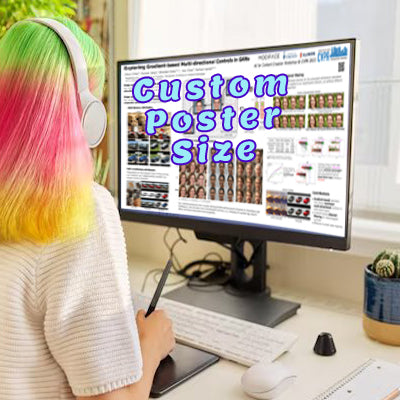 Custom Size Fabric / Paper Research Poster