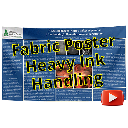 How Good does Fabric Research Poster - Handling Heavy Ink