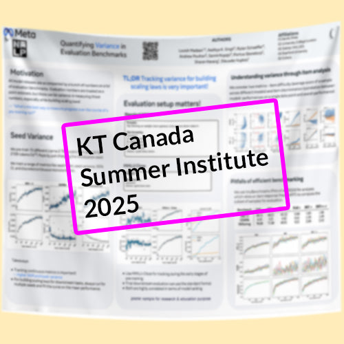 KT Canada Summer Institute Research Poster Printing in Vancouver