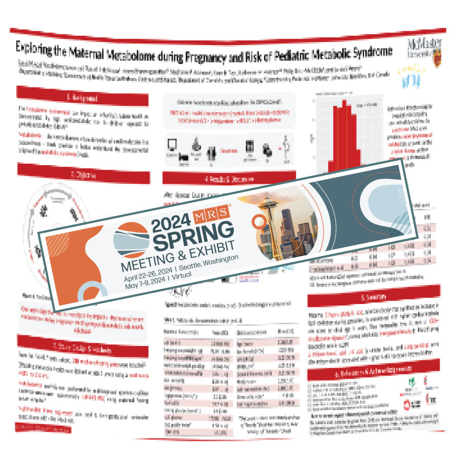 2024 MRS Spring Meeting Paper Poster 46x46 in - US$70 (no extra tax)
