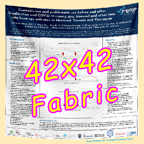 Fabric / Paper Research Poster Printing in Canada 42x42