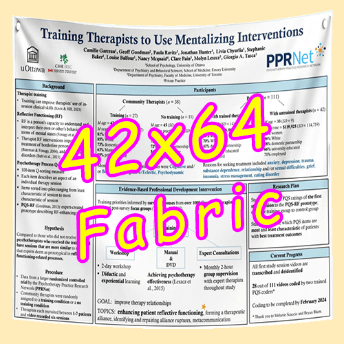 Fabric / Paper Research Poster Printing in Canada 42x64
