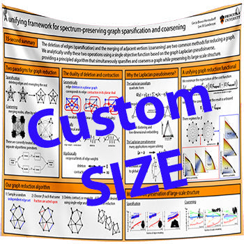 Custom Size Fabric / Paper Research Poster