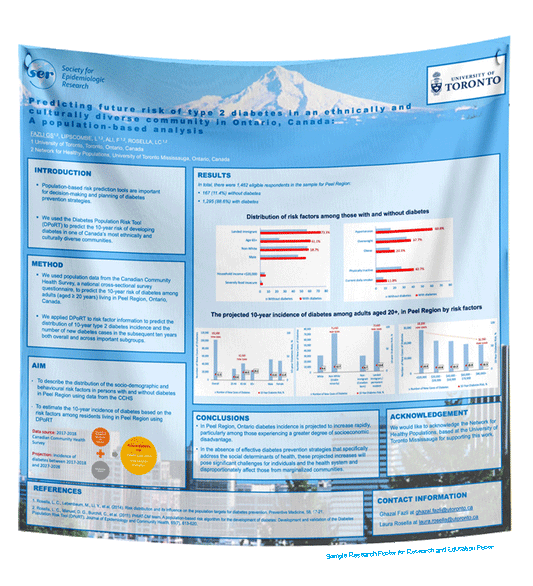 Alberta Research Poster Large (45x45 in) - Paper / Fabric Express Order