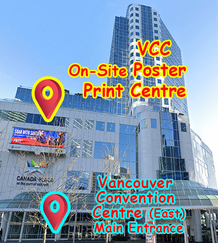 On-Site Poster Pickup Centre at Vancouver Convention Centre