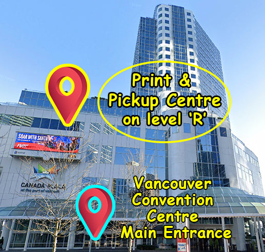 Vancouver Convention Centre On-Site Poster Print & Pickup Centre