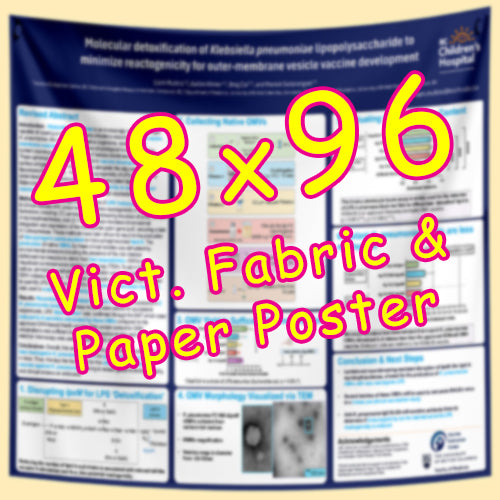 Victoria Paper & Fabric Conference Poster Printing 48x96 from $160