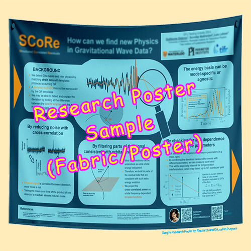University of Fraser Valley (UFV) Research Paper & Fabric Poster $150 (48x84)