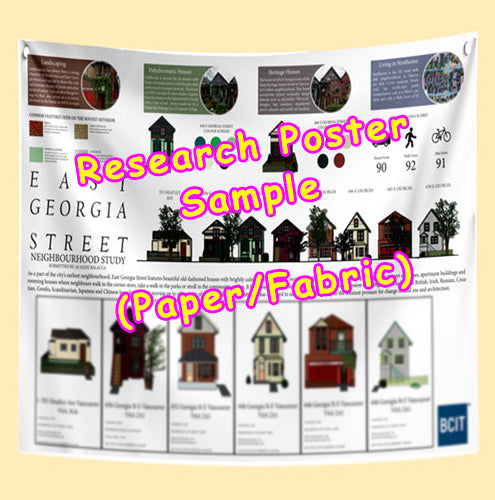 Research Poster Printing for BCIT Downtown Vancouver