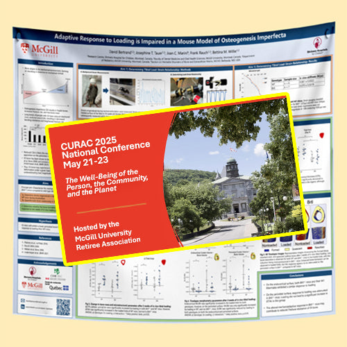 CURAC Montreal Conference Research Poster A0-33x47 $70 Fabric/Paper