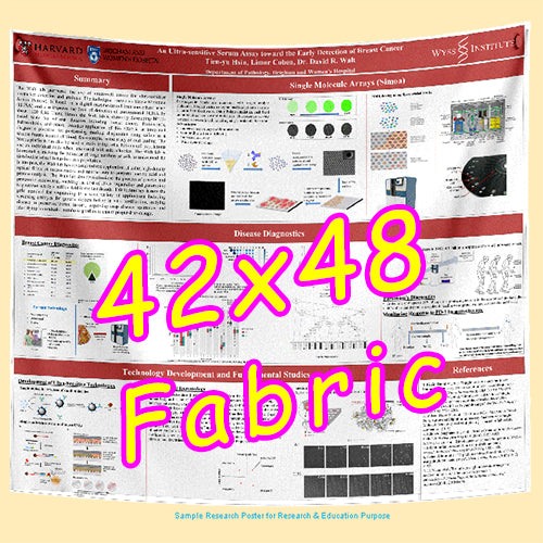 Fabric / Paper Research Poster Printing in Canada 42x48