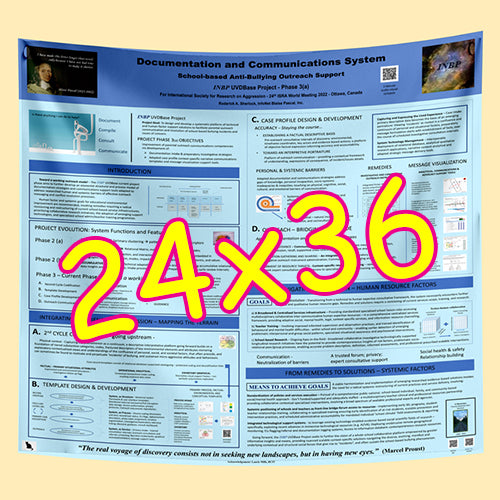 Cheapest Paper / Fabric Research Poster Printing in Ottawa 24x36 from $55