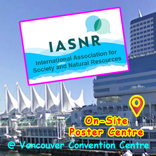 IASNR Research Poster printed OnSite at Vancouver Convention Centre