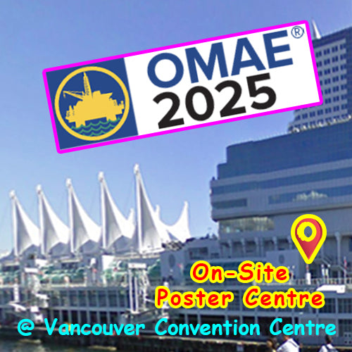 OMAE 2025 Research Poster 36x48 Paper/Fabric $60/70