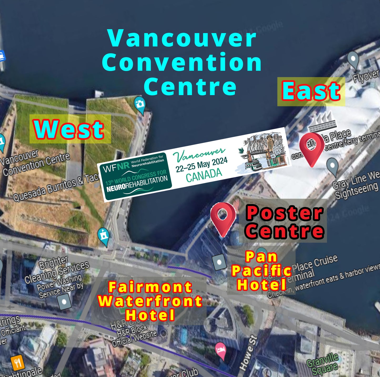 Easy WCNR 2024 Research Poster Pickup at Vancouver Convention Centre E.