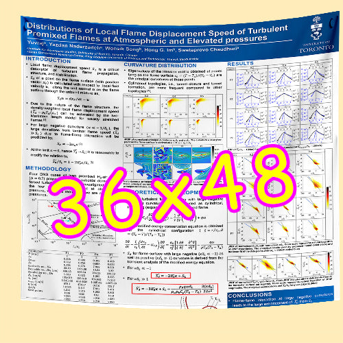 Paper and Fabric Research Poster Printing in Canada 36x48