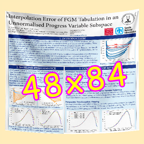 Paper and Fabric Research Poster Printing in Canada 24x84