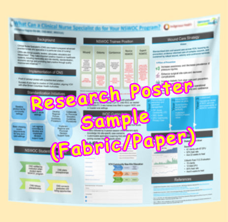 BCCHR Research Paper & Fabric Poster Express Order