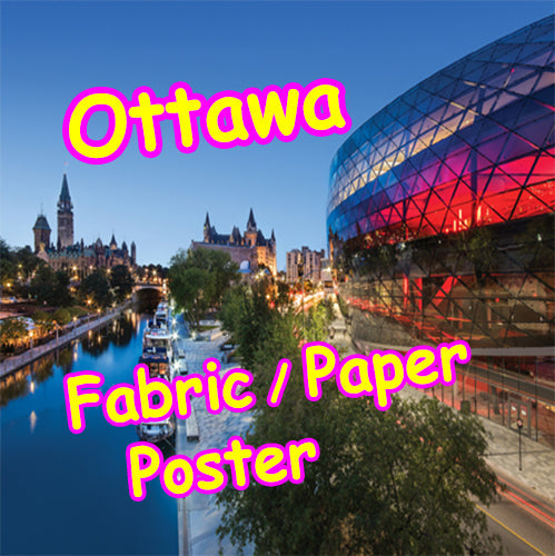 O (org) Ottawa fabric / Paper Research Poster - Ott Exp