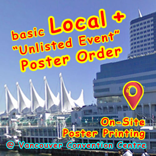 Easy / Simple Local Research Poster Order & Unlisted Event Posters ...