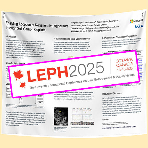 LEPH 2025 Ottawa Conference Poster Fabric/Paper - Downtown Pickup