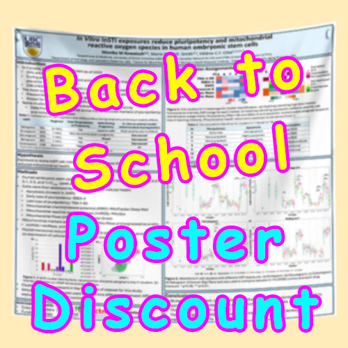 Back to School Discount PREMIUM Paper Research Poster Program v