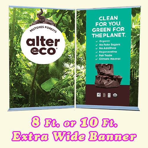 Cheapest Retractable Banner Signs for Vancouver Trade Show (Extra-Wide)