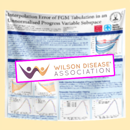 Wilson Disease Poster - US Fabric Conference Poster 48x48 $65 usd (US MidWest / Chicago)