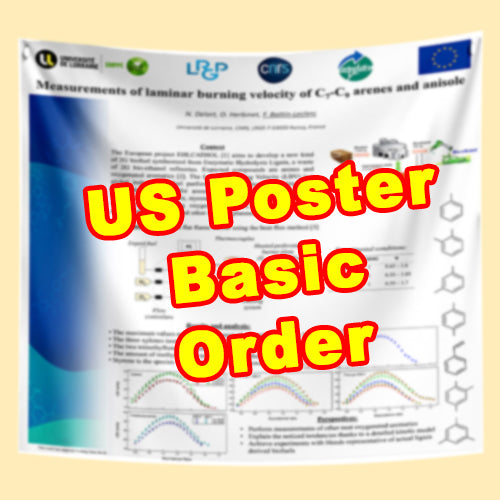 US Fabric / Paper Conference Poster (Discounted) for US Poster Researchers