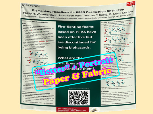 Research Poster Large (36x72) - Paper/Fabric $95/105 (Van)