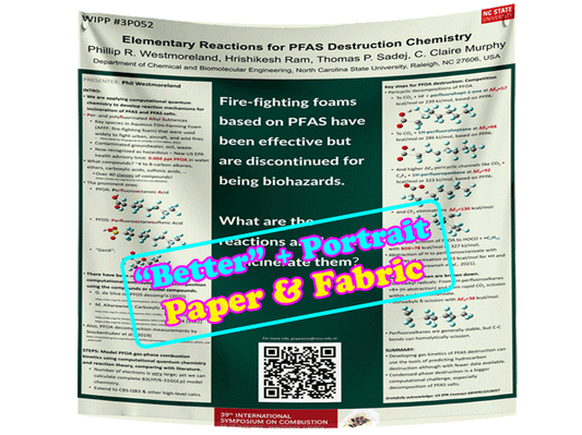 Saskatchewan University Fabric Research Poster SQ (44x44 in)