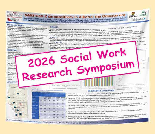 UCal Faculty of Social Work 2026 Annual Research Symposium Poster 36x48