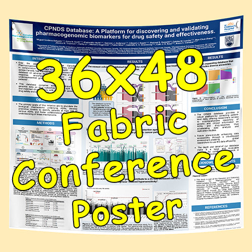 Cheapest UBC Fabric Research Poster Printing in Vancouver 3648 from $70