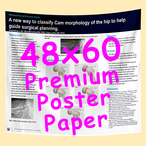 Cheapest UBC Fabric Research Poster Printing in Vancouver 4860 Premium Paper from $75