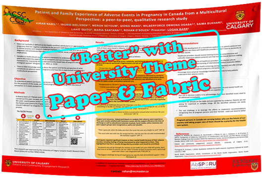 Alberta Research Poster GIANT (48x96) - Paper / Fabric Express Order