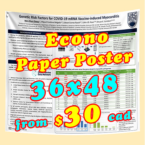 Cheapest Paper Research Poster 36x48 from $30