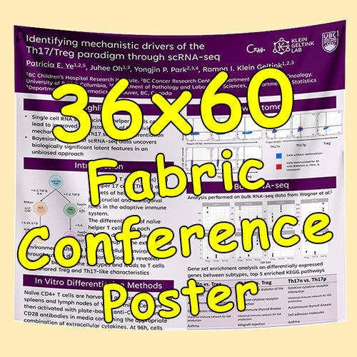 Cheapest UBC Fabric Research Poster Printing in Vancouver 3648 Premium Paper from $45