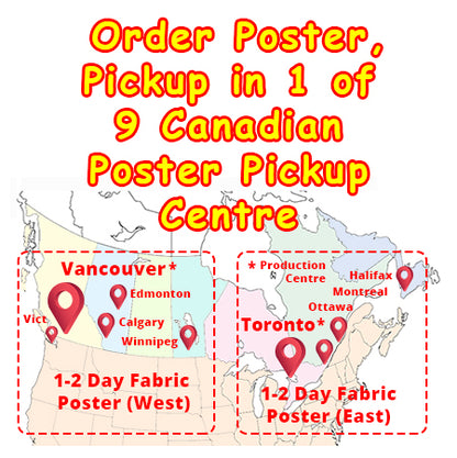 9 Canada-Wide Poster Print and Pickup Centre