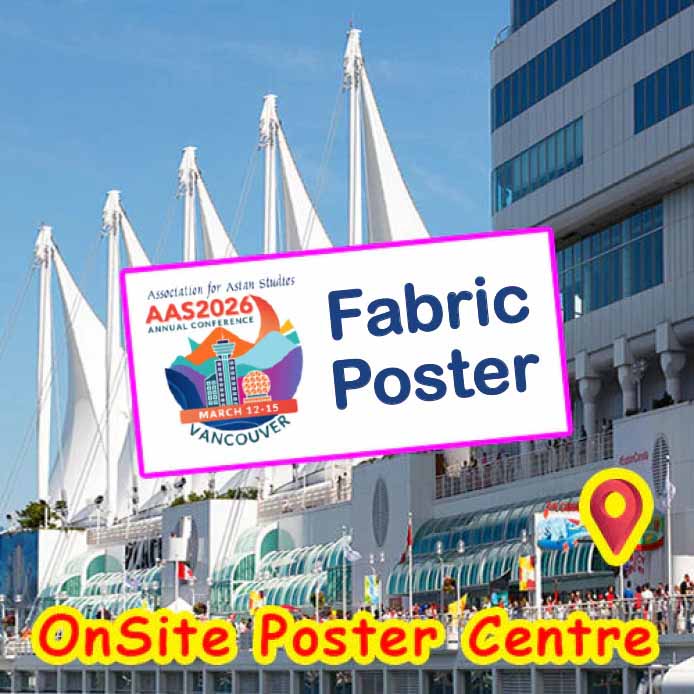 AAS 2026 Conference Premium FABRIC Poster A0-33x47-$70