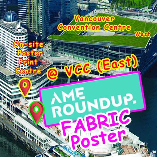 AME Roundup 2026 Premium FABRIC Poster 48x60 C$110/US$80 ONSITE Pickup VCC