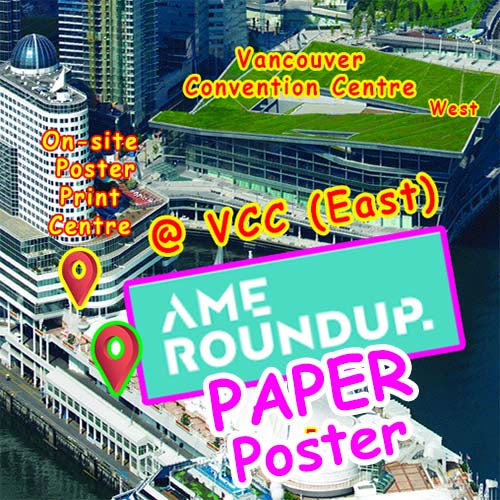AME Roundup 2026 Premium PAPER Poster 36x48 C$45/US$33 ONSITE Pickup VCC