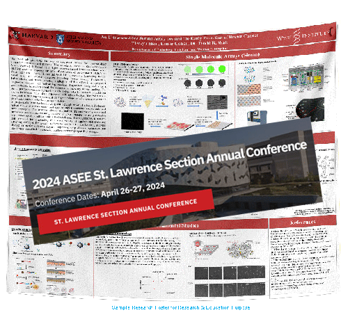 2024 ASEE St. Lawrence Section Annual Conference Research Poster 48 x 60 in - Fabric - Paper
