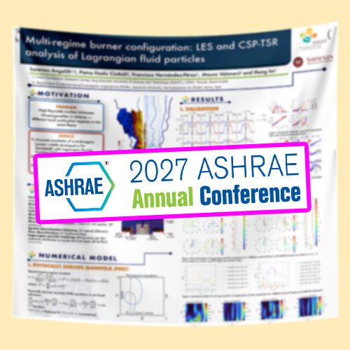ASHRAE Annual Conference Poster - US Scientific Fabric / Paper Poster (48x96 $115 usd - Discounted US New Orleans Louisiana Research Poster)
